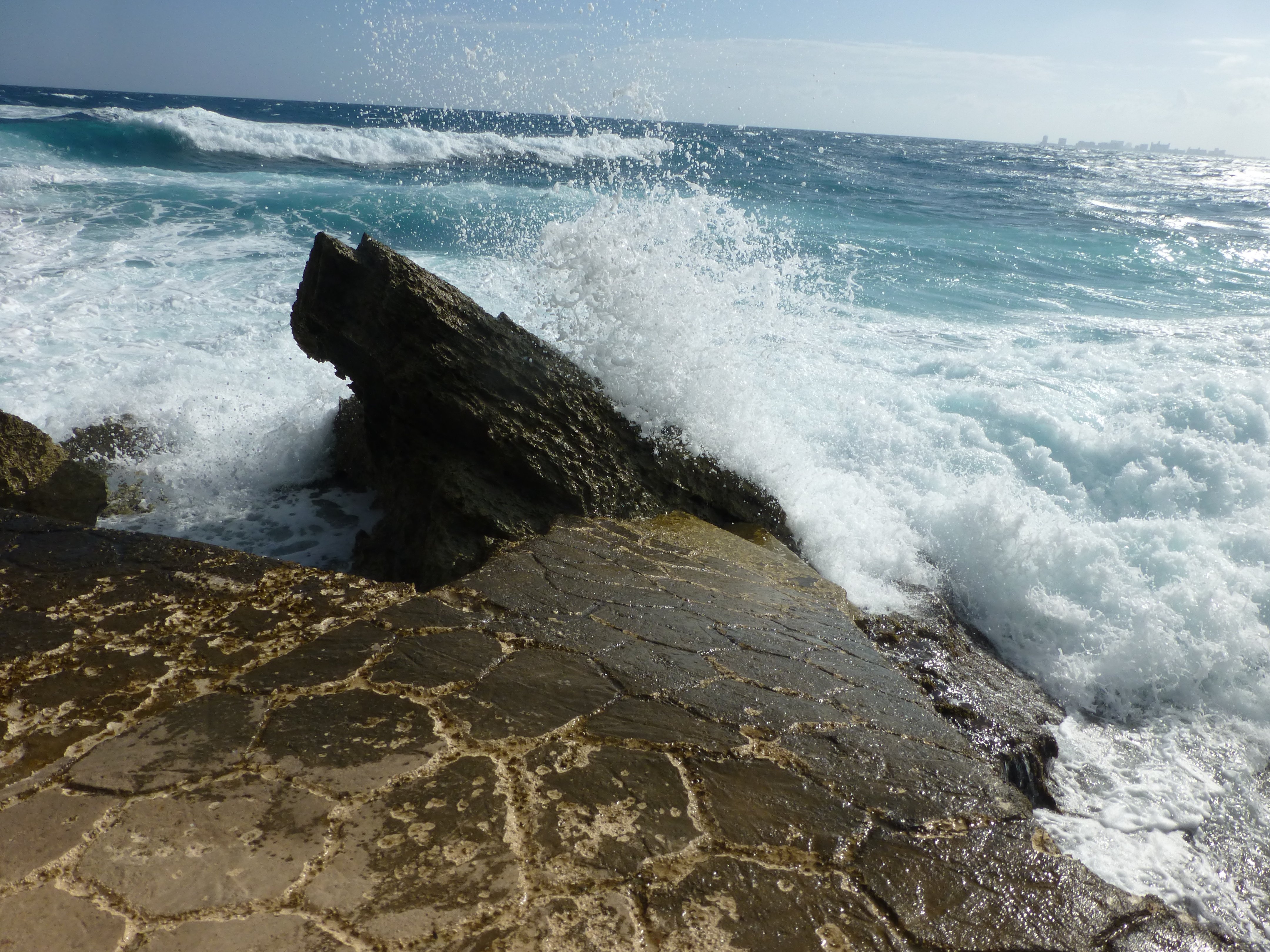 Currents collide at Punta Sur